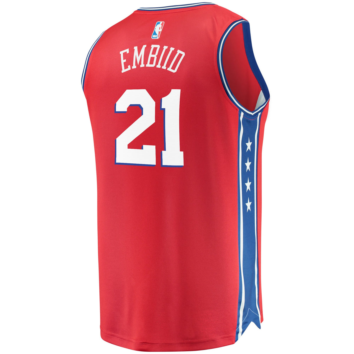 Youth Philadelphia 76ers Joel Embiid Fanatics Red 2019/20 product image 4