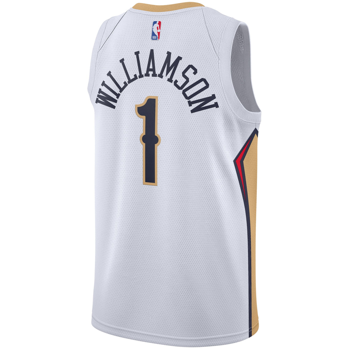 Men's New Orleans Pelicans Zion Williamson Nike White product image 4