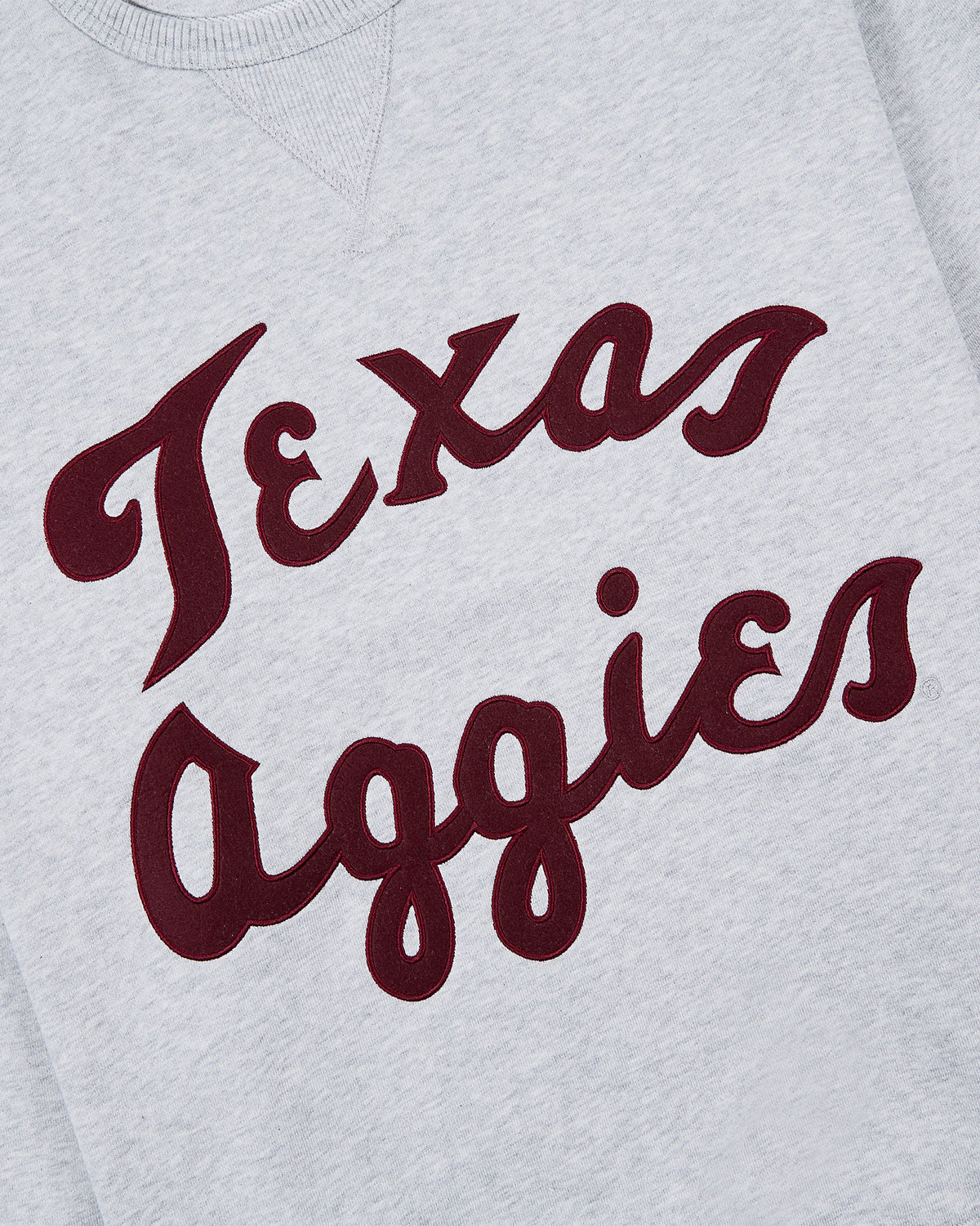 Texas A&M University Heavyweight Cotton Terry Crewneck product image 3, provided for visual reference and product detail