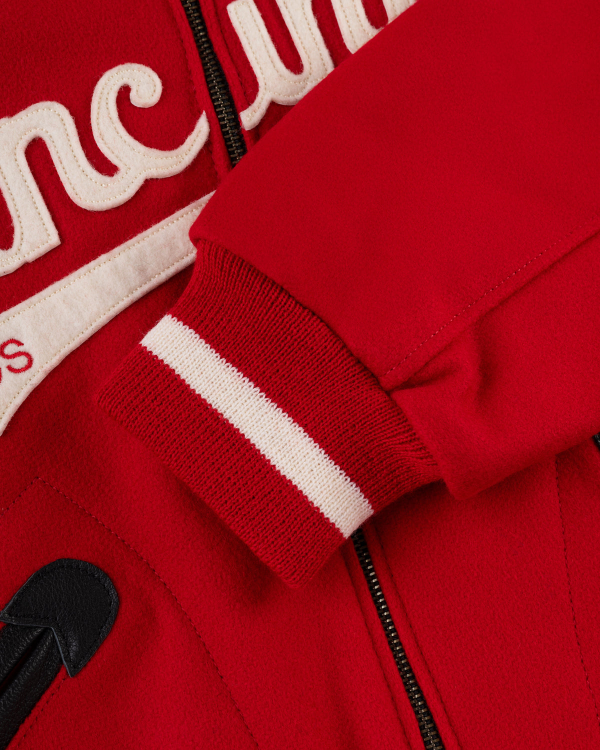 Cincinnati Reds 1969 Authentic All Wool Varsity Jacket product image 4, provided for visual reference and product detail