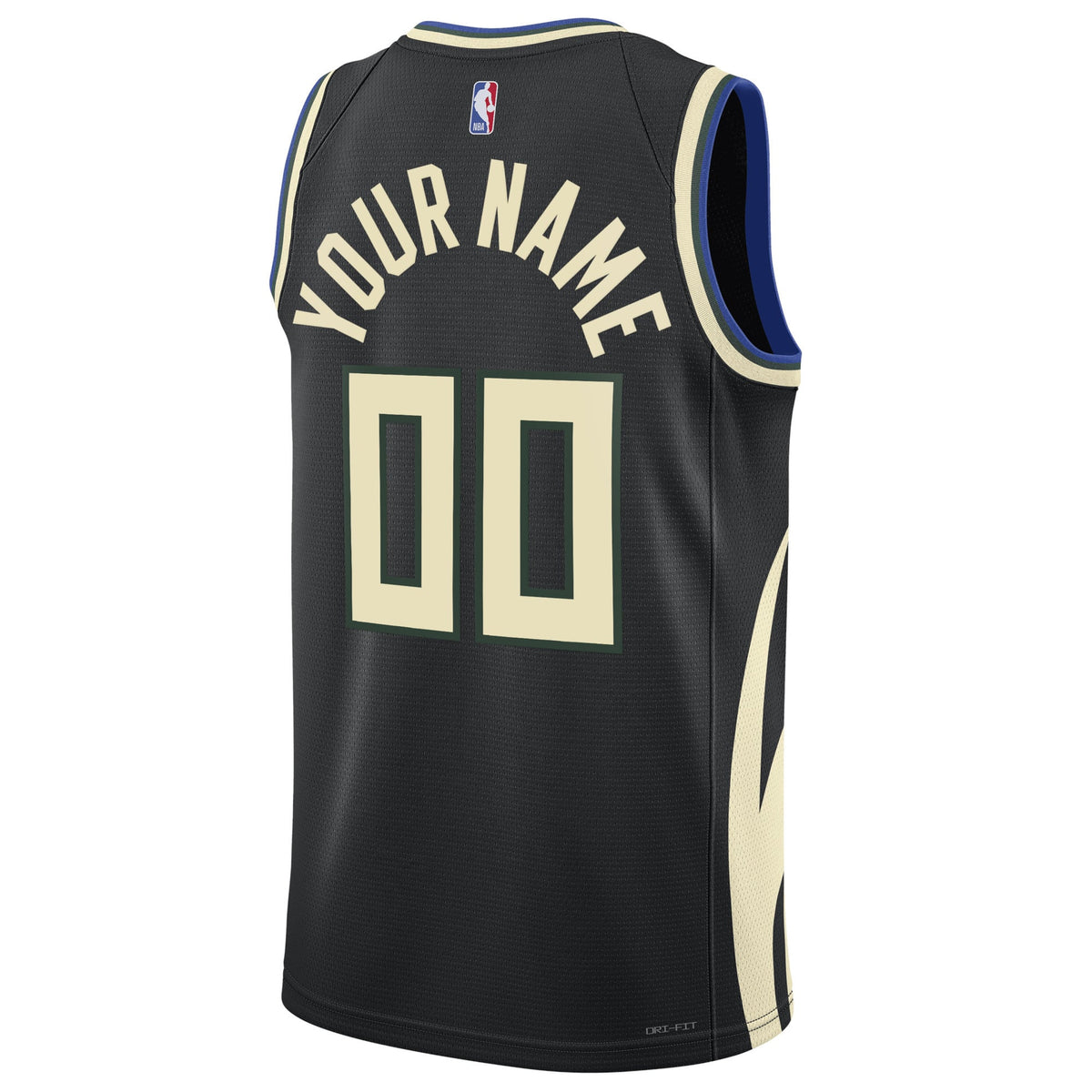 Unisex Milwaukee Bucks Jordan Brand Black 2022/23 Swingman product image 4