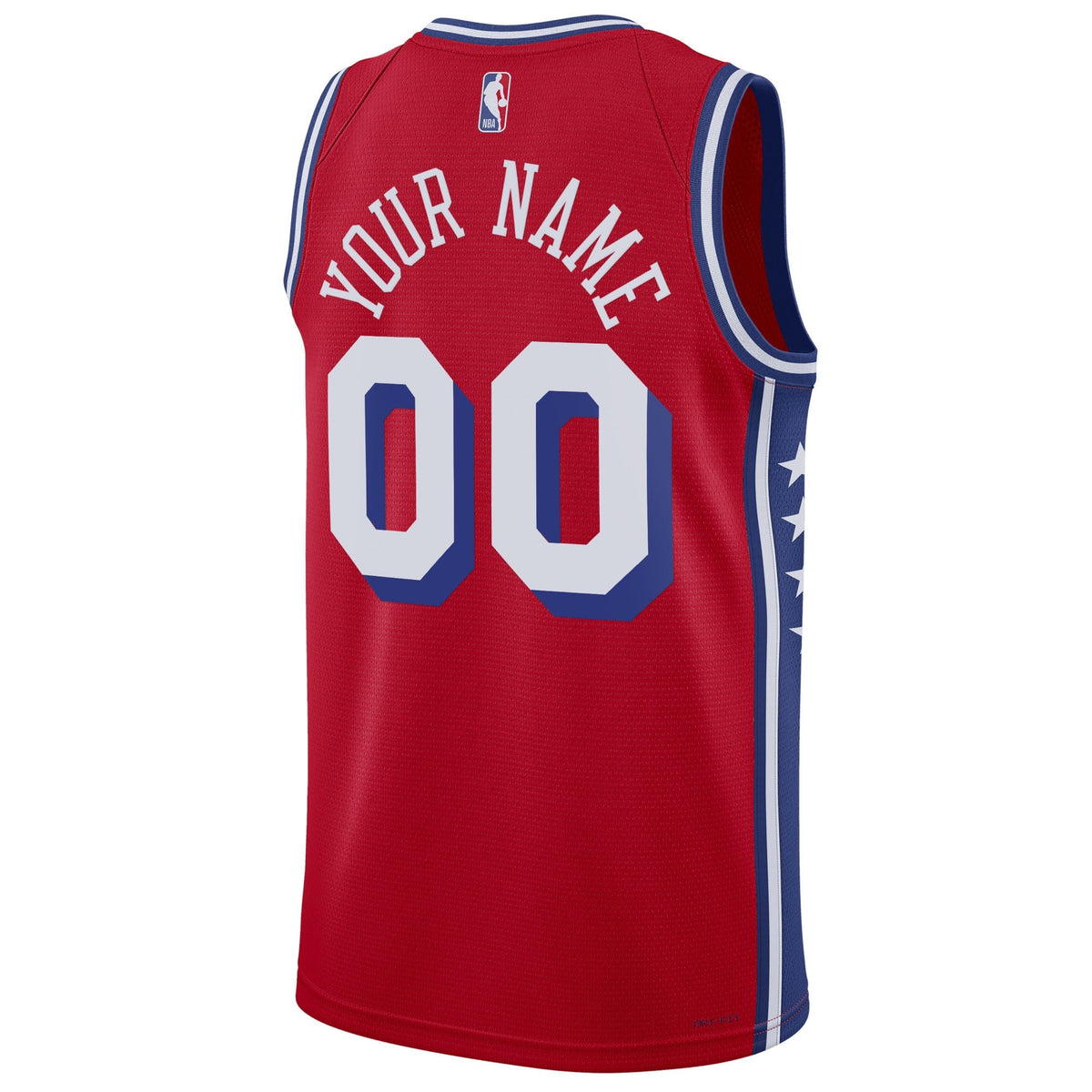 Unisex Philadelphia 76ers Jordan Brand Red 2022/23 Swingman product image 4