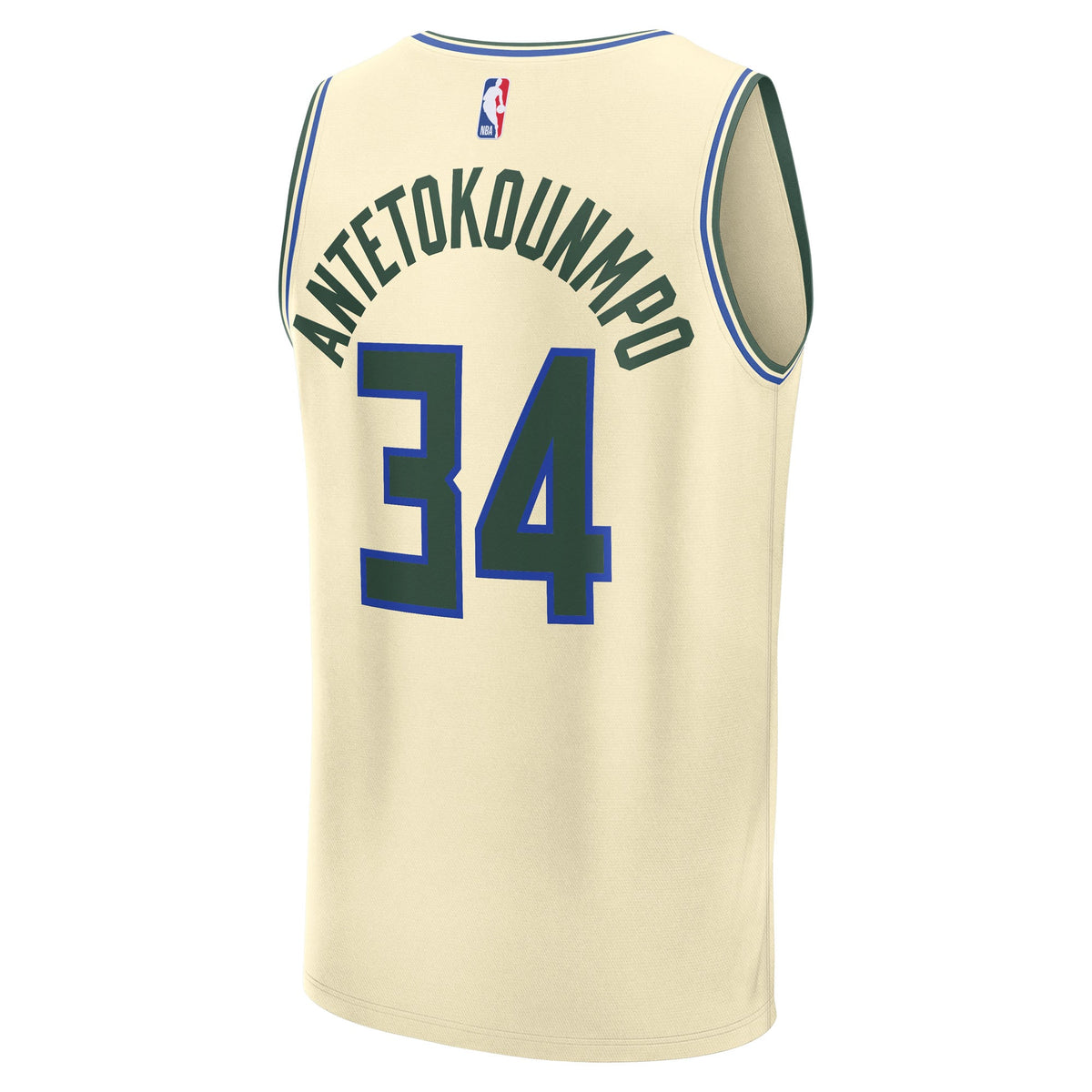 Youth Milwaukee Bucks Giannis Antetokounmpo Fanatics Cream product image 4