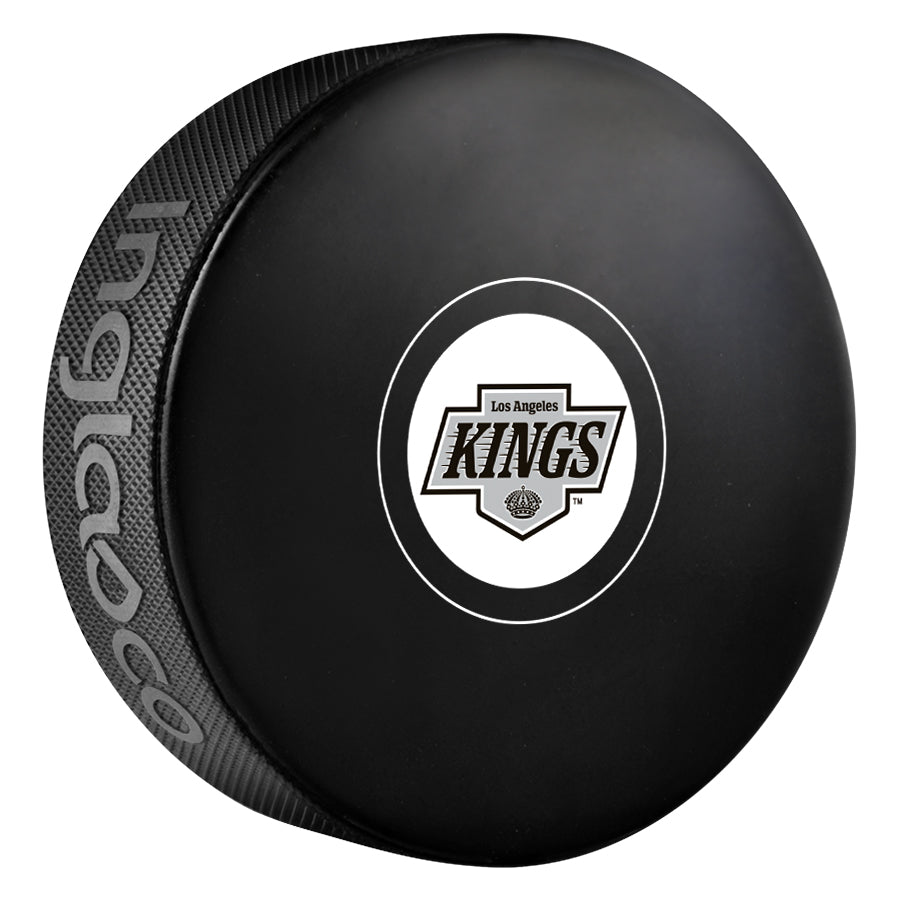Los Angeles Kings Team Logo Autograph Model Hockey Puck product image 1, provided for visual reference and product detail