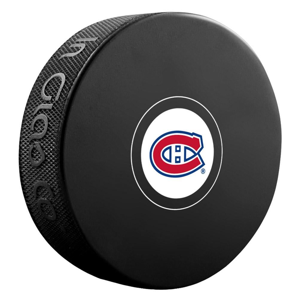 Montreal Canadiens Team Logo Autograph Model Hockey Puck product image 1, provided for visual reference and product detail