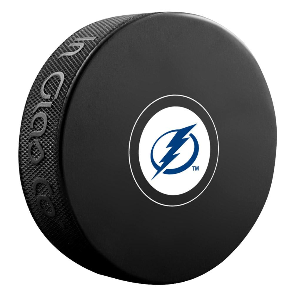 Tampa Bay Lightning Team Logo Autograph Model Hockey Puck product image 1, provided for visual reference and product detail