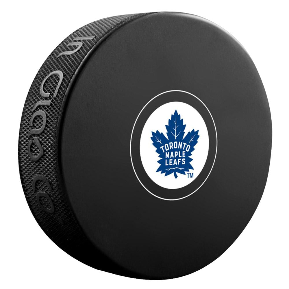 Toronto Maple Leafs Team Logo Autograph Model Hockey Puck product image 1, provided for visual reference and product detail