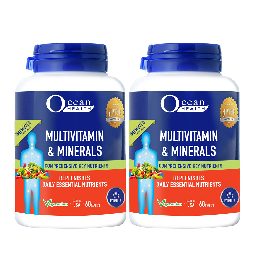 Ocean Health Multivitamin & Minerals 60 Capsules (Twin Pack)
