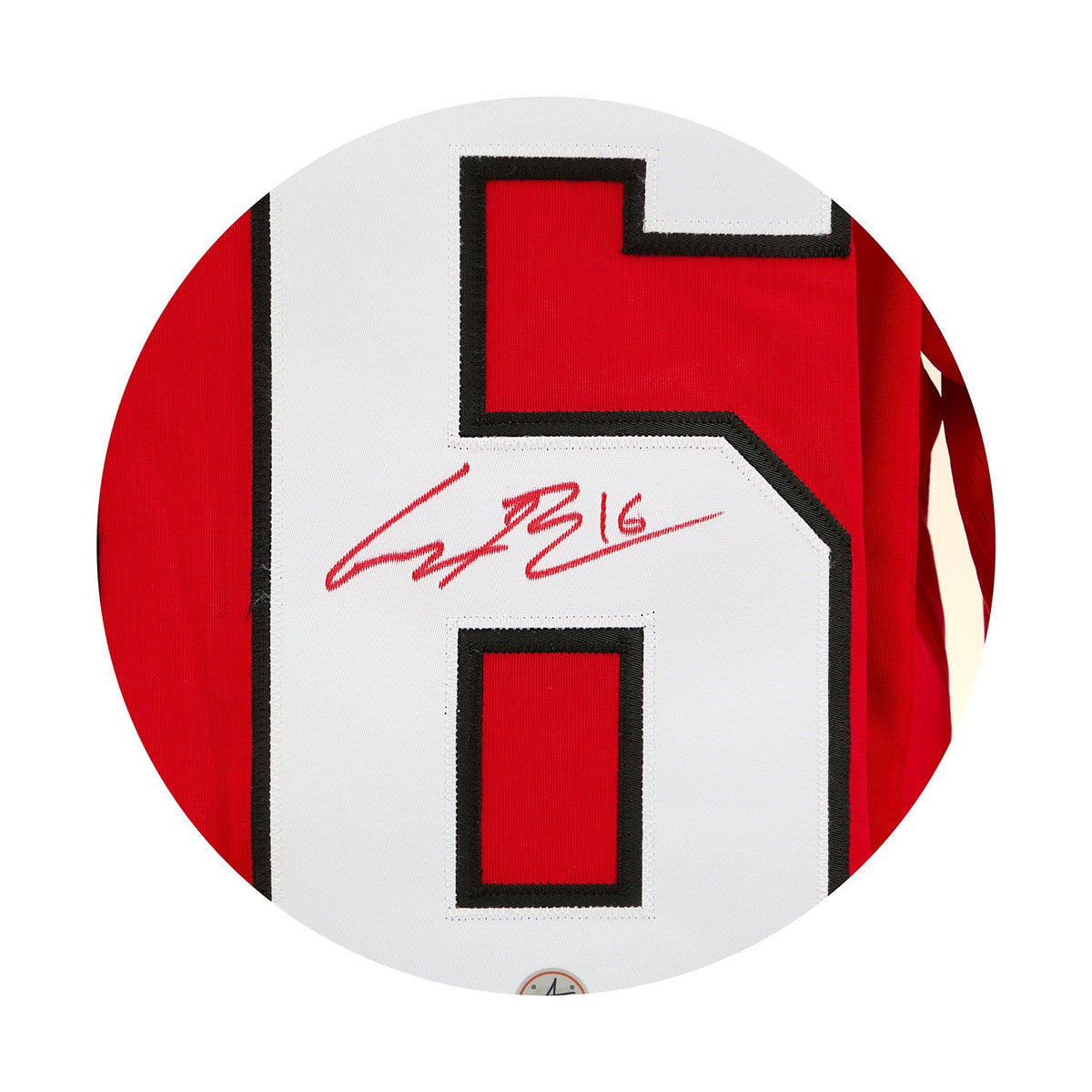 Connor Bedard Autographed Team Canada Red Nike Hockey Jersey product image 3, provided for visual reference and product