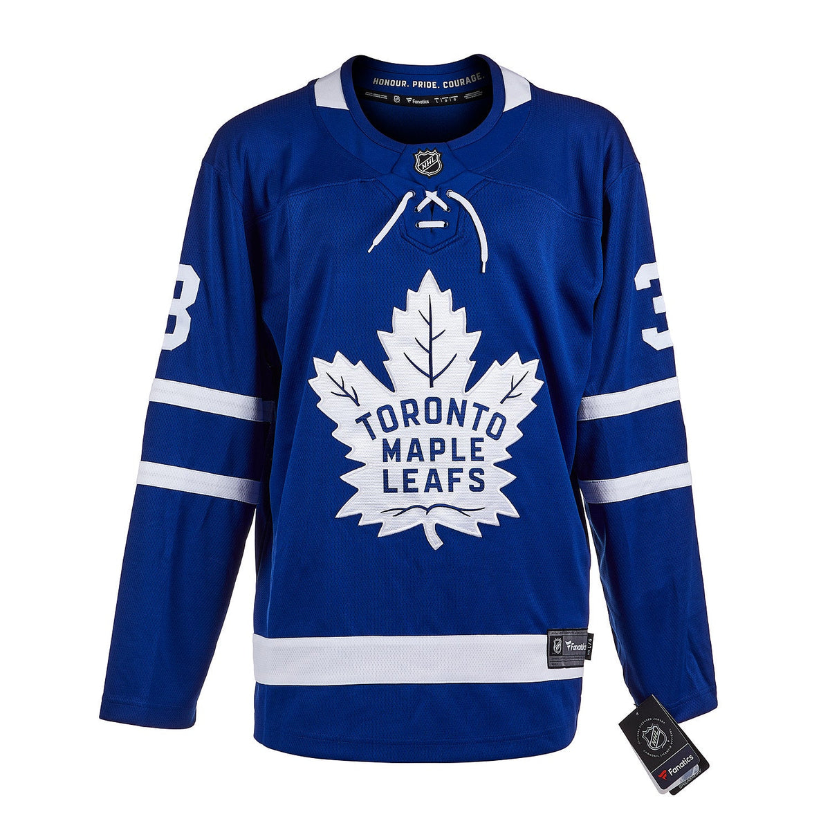Wade Belak Autographed Toronto Maple Leafs Fanatics Breakaway Jersey product image 2, provided for visual reference and
