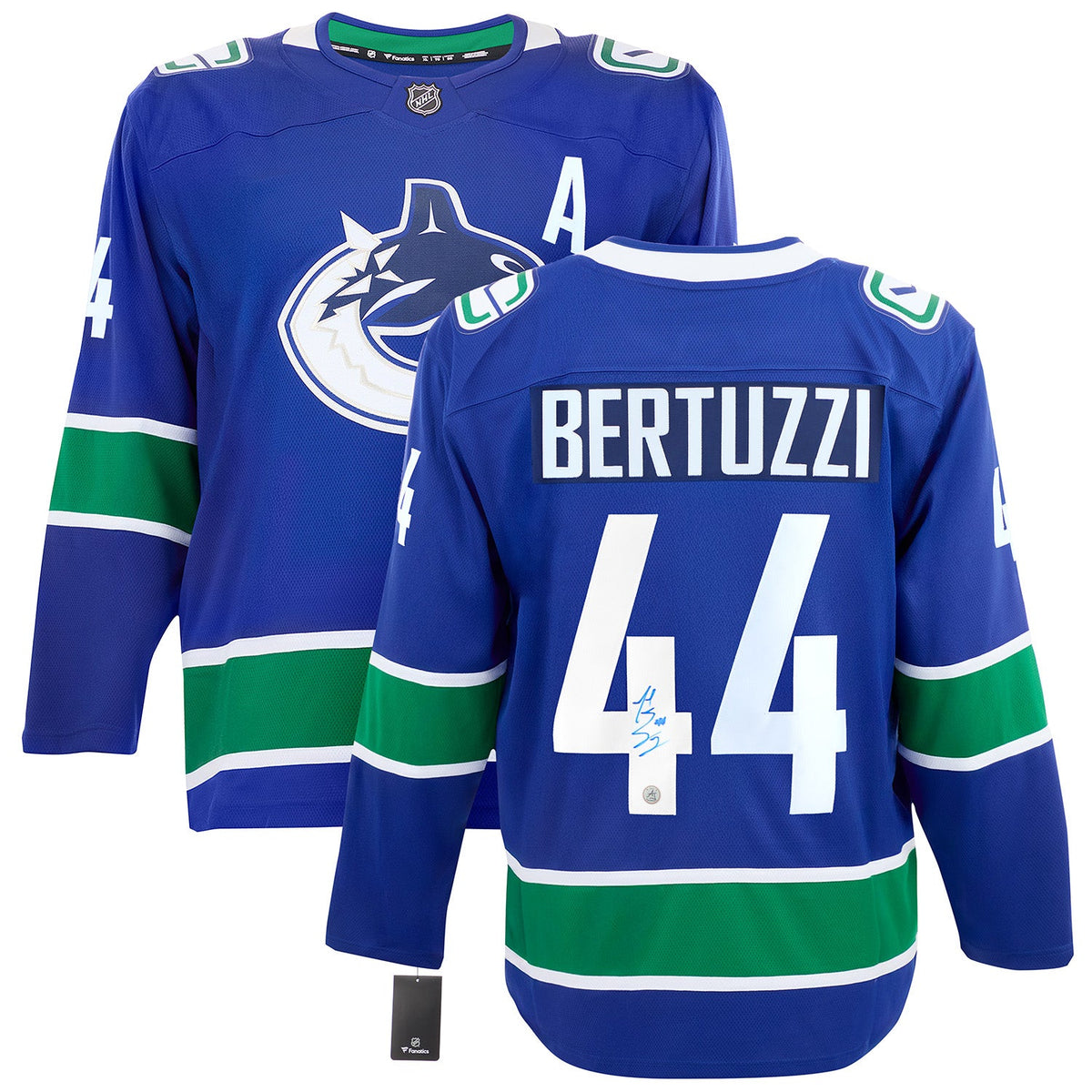 Todd Bertuzzi Autographed Vancouver Canucks Fanatics Breakaway Jersey product image 3, provided for visual reference and