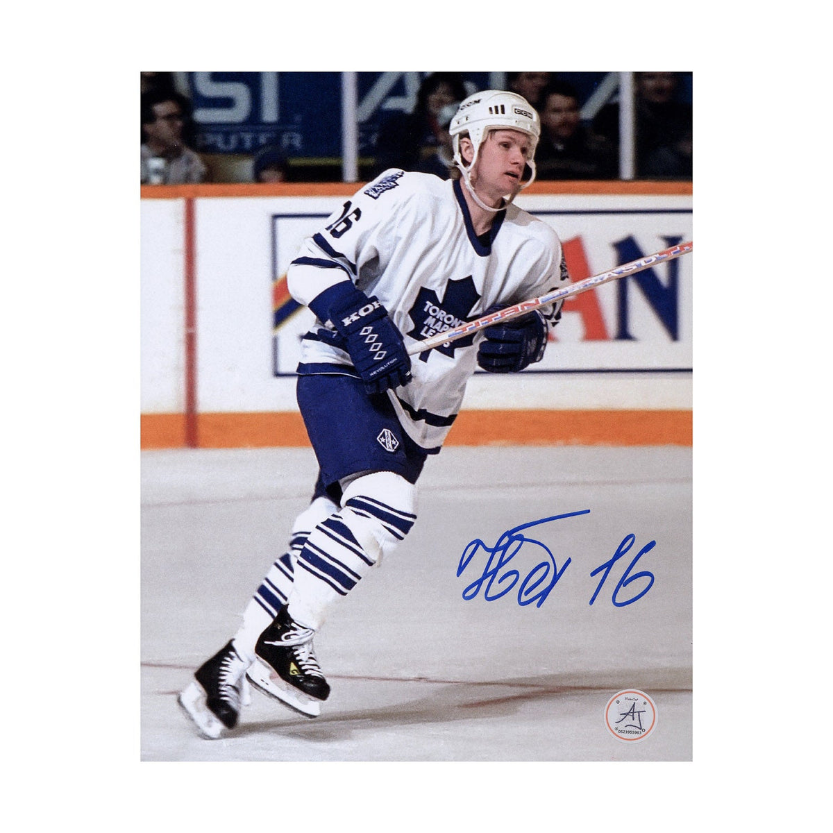 Nikolai Borschevsky Signed Toronto Maple Leafs Hockey 8x10 Photo product image 1, provided for visual reference and product