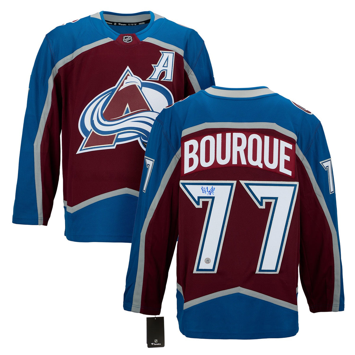 Ray Bourque Autographed Colorado Avalanche Fanatics Breakaway Jersey product image 3, provided for visual reference and