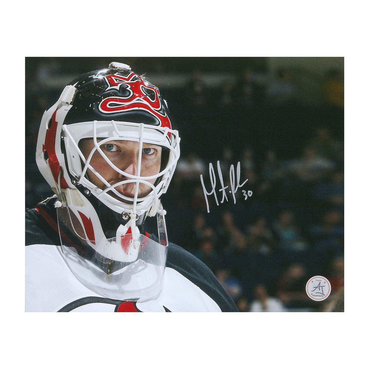Martin Brodeur Signed New Jersey Devils Goalie Mask Profile 8x10 Photo product image 1, provided for visual reference and