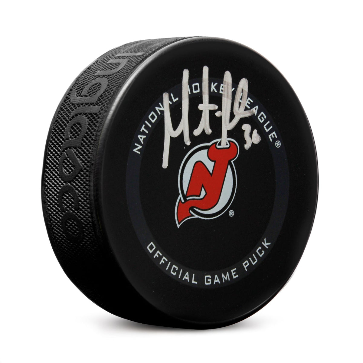 Martin Brodeur Signed New Jersey Devils Official Game Puck product image 1, provided for visual reference and product detail