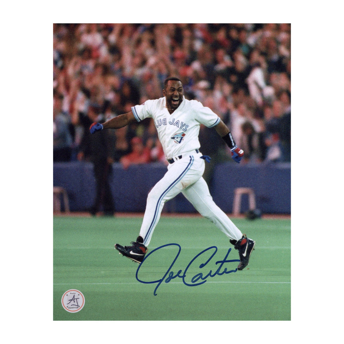 Joe Carter Autographed Toronto Blue Jays World Series Walk Off 8x10 Photo product image 1, provided for visual reference and