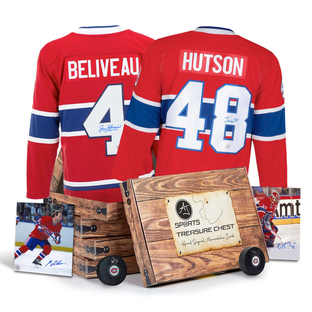AJ Sports Montreal Hockey Signature Hat Trick Treasure Chest product image 1, provided for visual reference and product