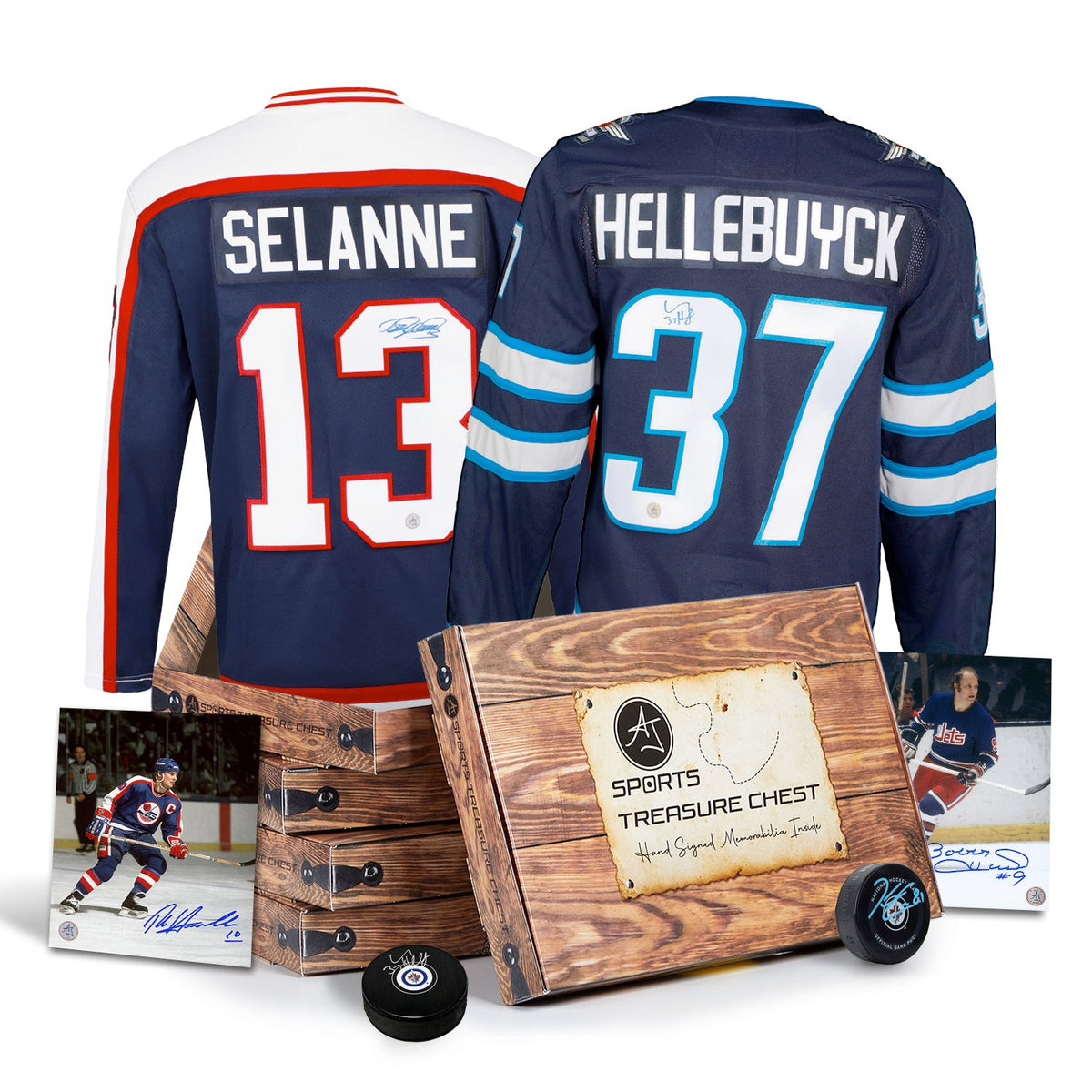 AJ Sports Winnipeg Hockey Signature Hat Trick Treasure Chest product image 1, provided for visual reference and product