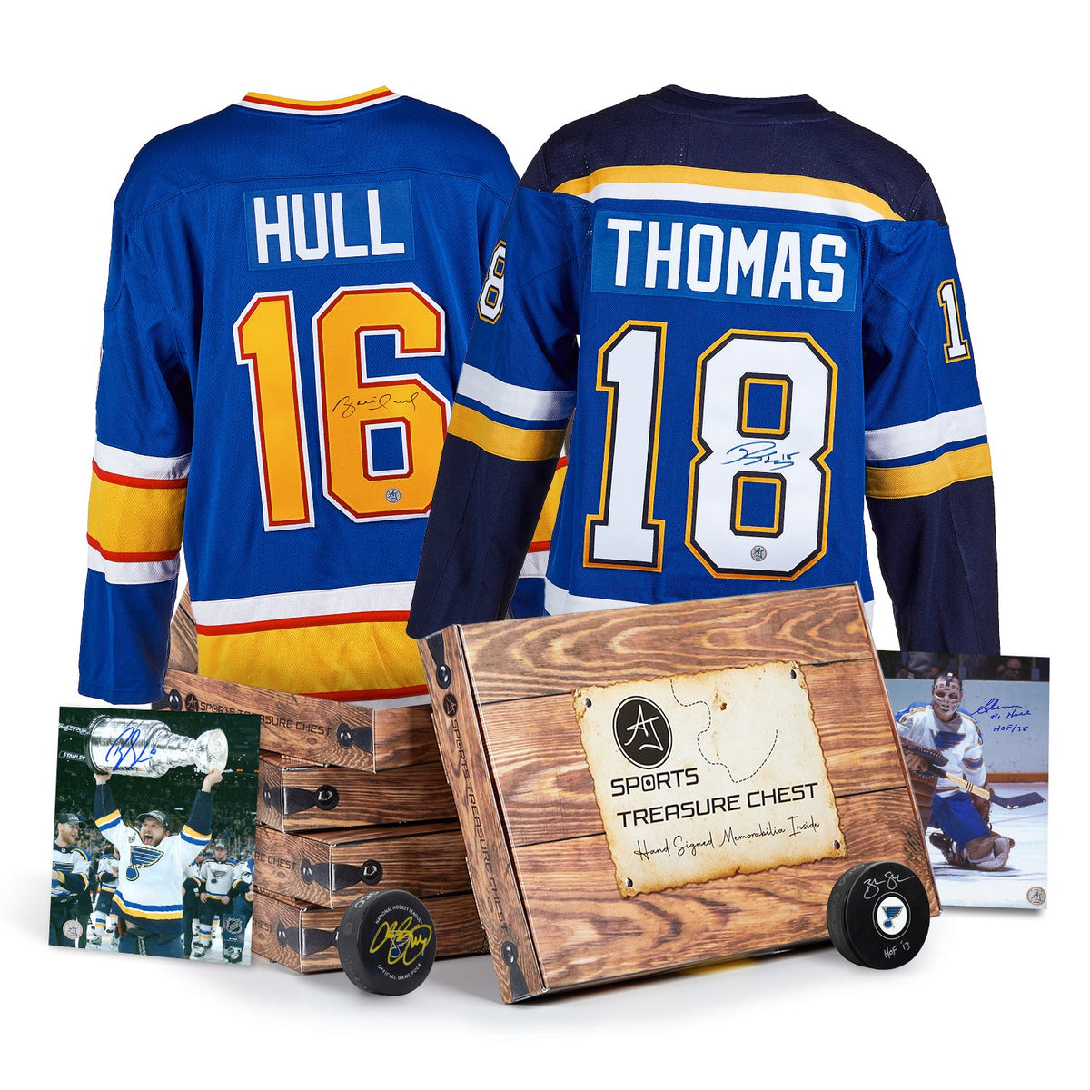 AJ Sports St Louis Hockey Signature Hat Trick Treasure Chest product image 1, provided for visual reference and product