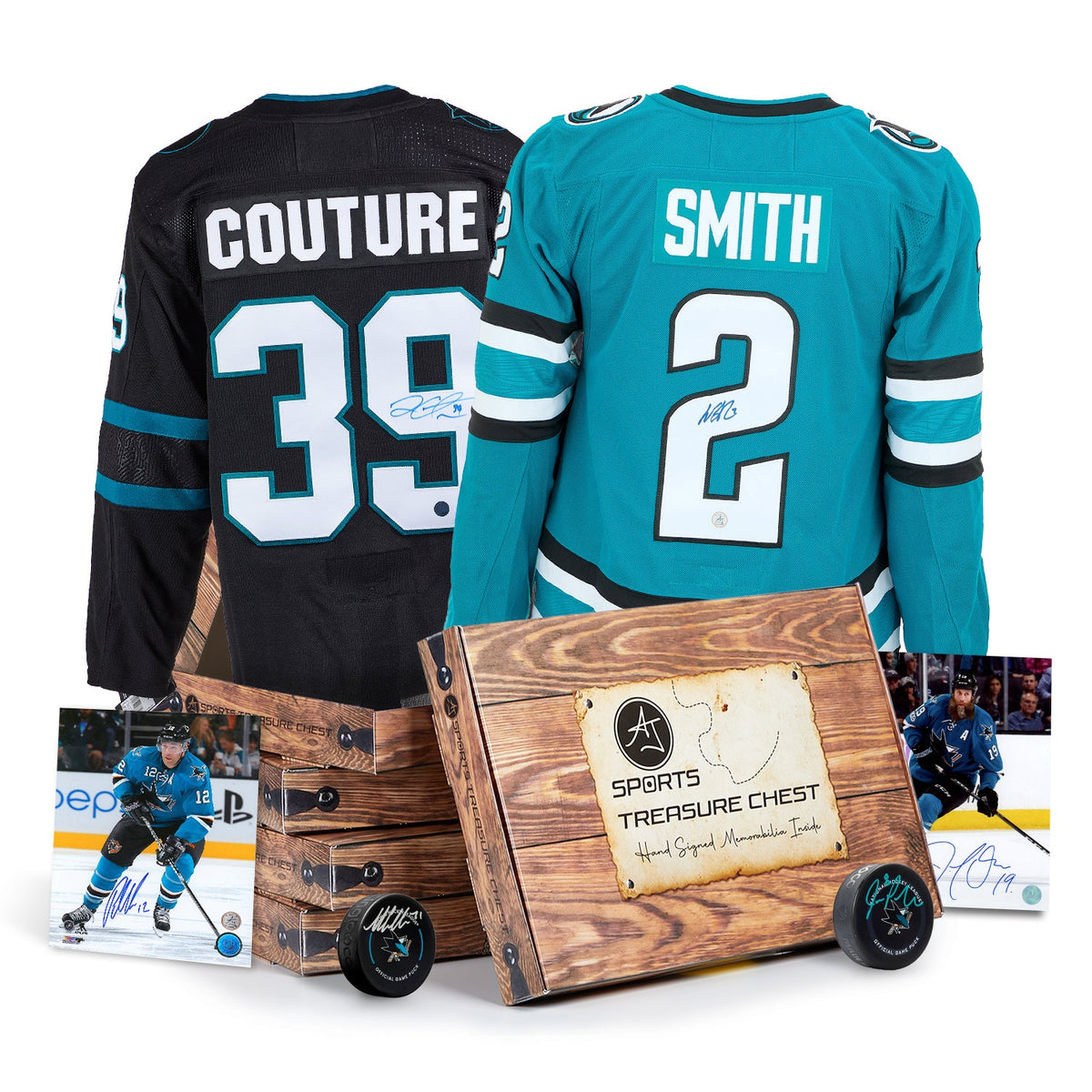 AJ Sports San Jose Hockey Signature Hat Trick Treasure Chest product image 1, provided for visual reference and product