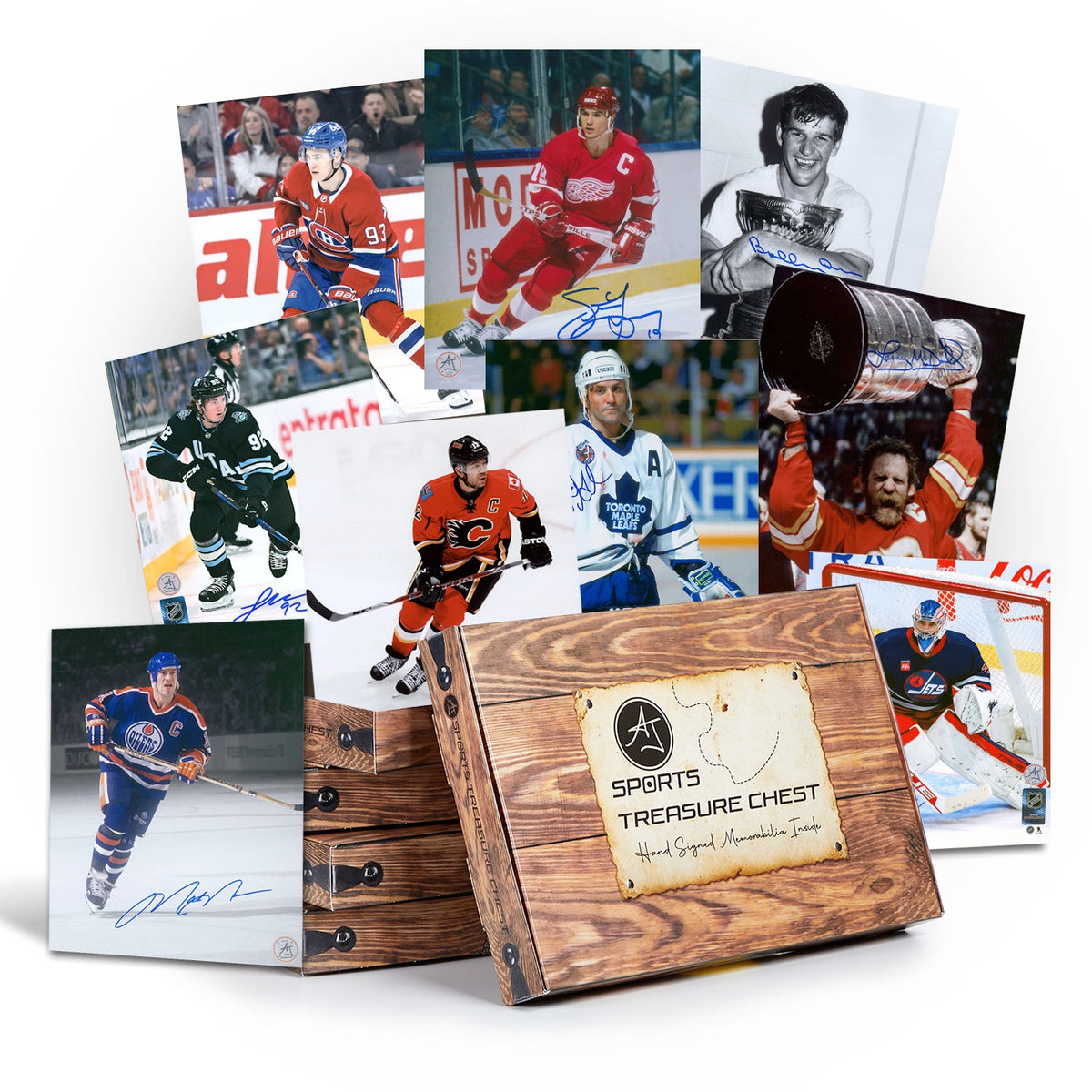 AJ Sports Hockey Heroes Signature Powerplay Photo Treasure Chest product image 1, provided for visual reference and product