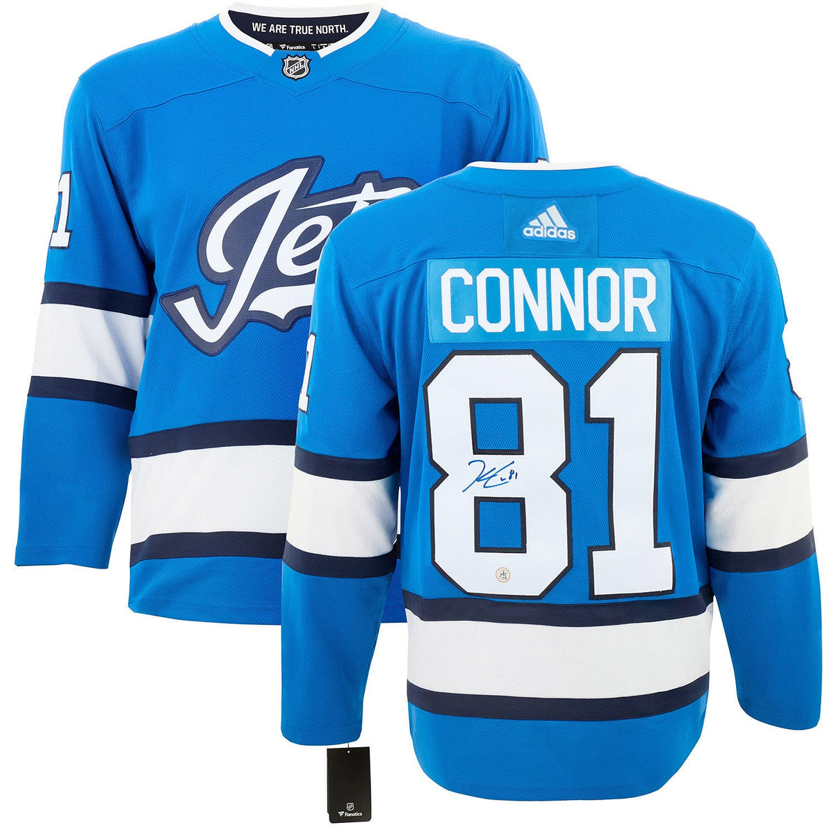 Kyle Connor Signed Winnipeg Jets Alternate adidas Jersey product image 3, provided for visual reference and product detail