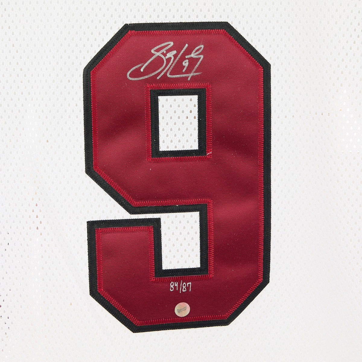 Sidney Crosby Autographed Shattuck St-Mary's White Jersey 84/87 product image 3, provided for visual reference and product