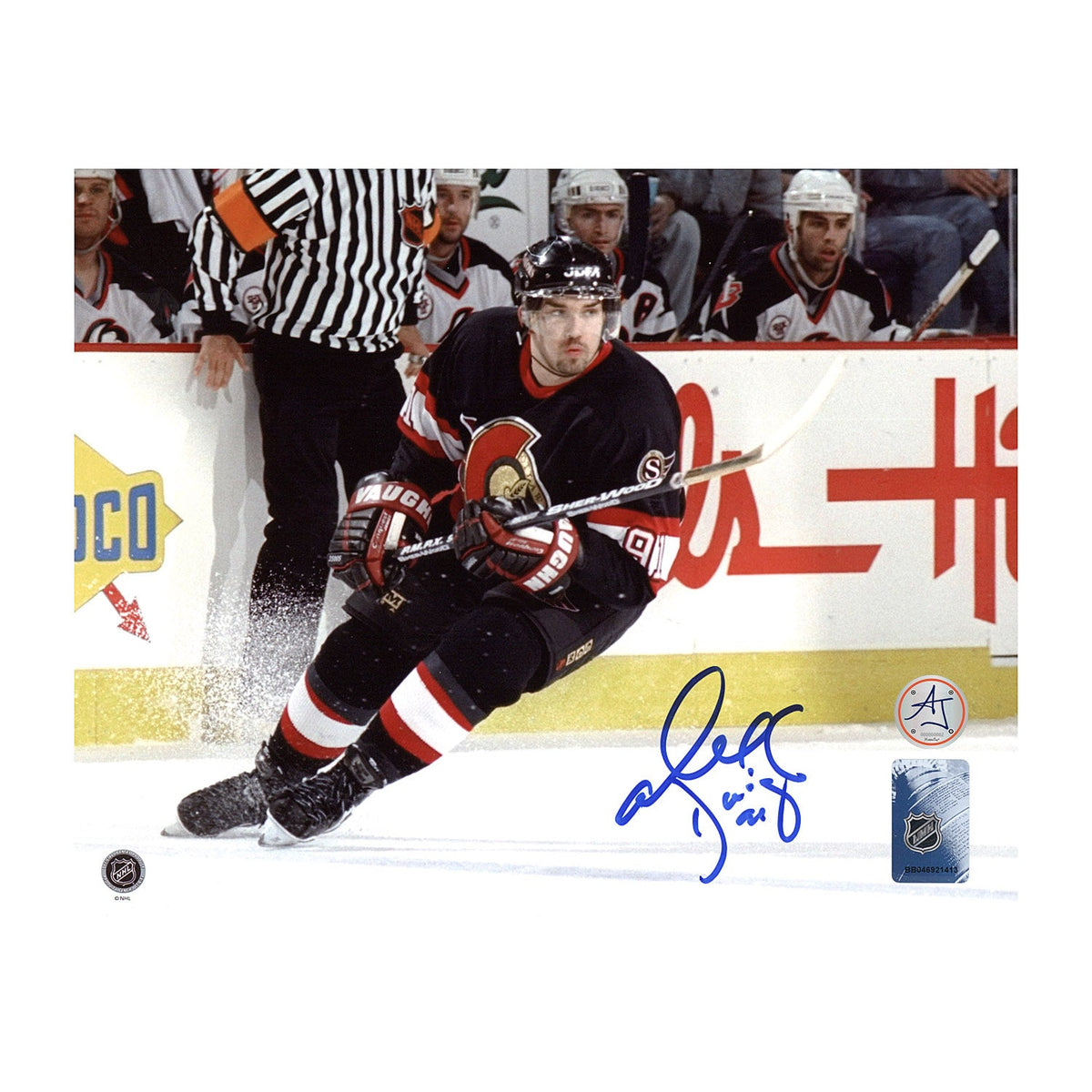 Alexandre Daigle Autographed Ottawa Senators Hockey 8x10 Photo product image 1, provided for visual reference and product