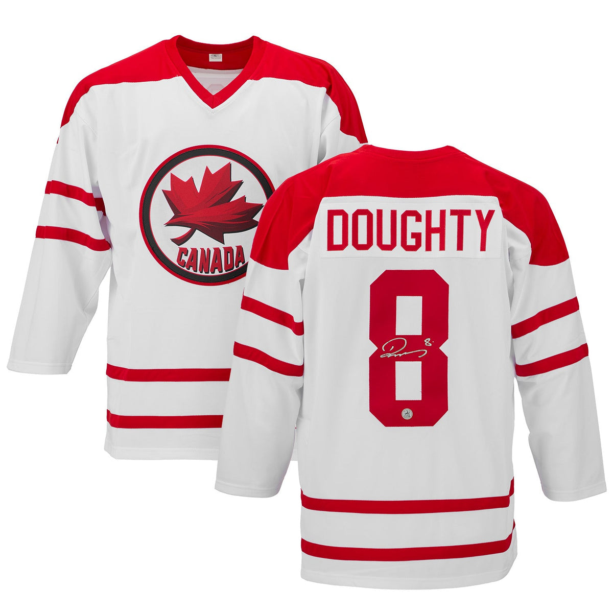 Drew Doughty Signed Team Canada Custom Hockey Nation Jersey product image 3, provided for visual reference and product