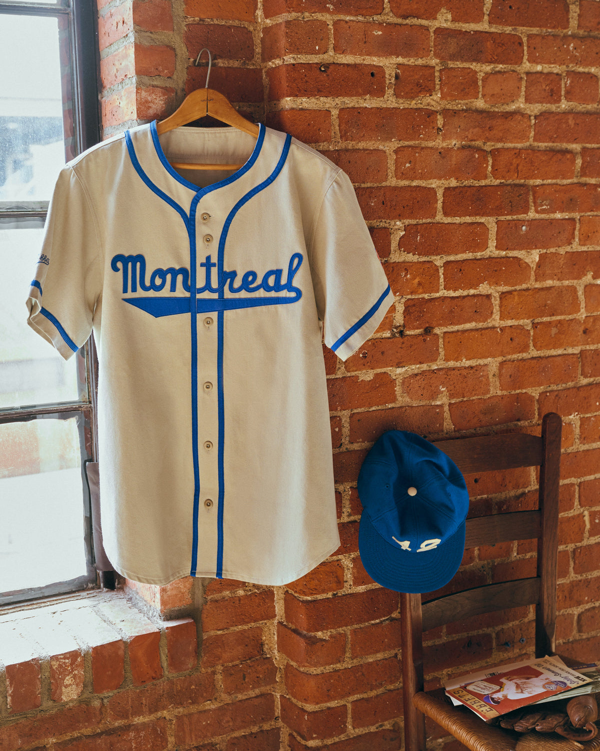 Montreal Royals Cotton Twill Baseball Jersey product image 7, provided for visual reference and product detail review