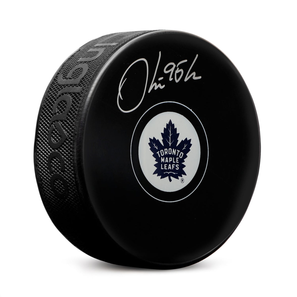 Oliver Ekman-Larsson Autographed Toronto Maple Leafs Hockey Puck product image 1, provided for visual reference and product