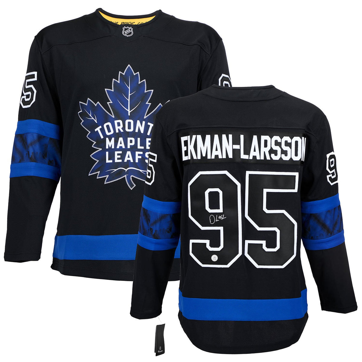 Oliver Ekman-Larsson Signed Maple Leafs Drew House Fanatics Breakaway Jersey product image 3, provided for visual reference