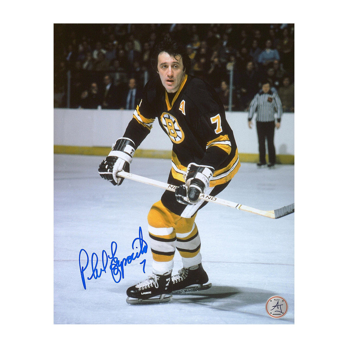 Phil Esposito Signed Boston Bruins Classic Hockey 8x10 Photo product image 1, provided for visual reference and product