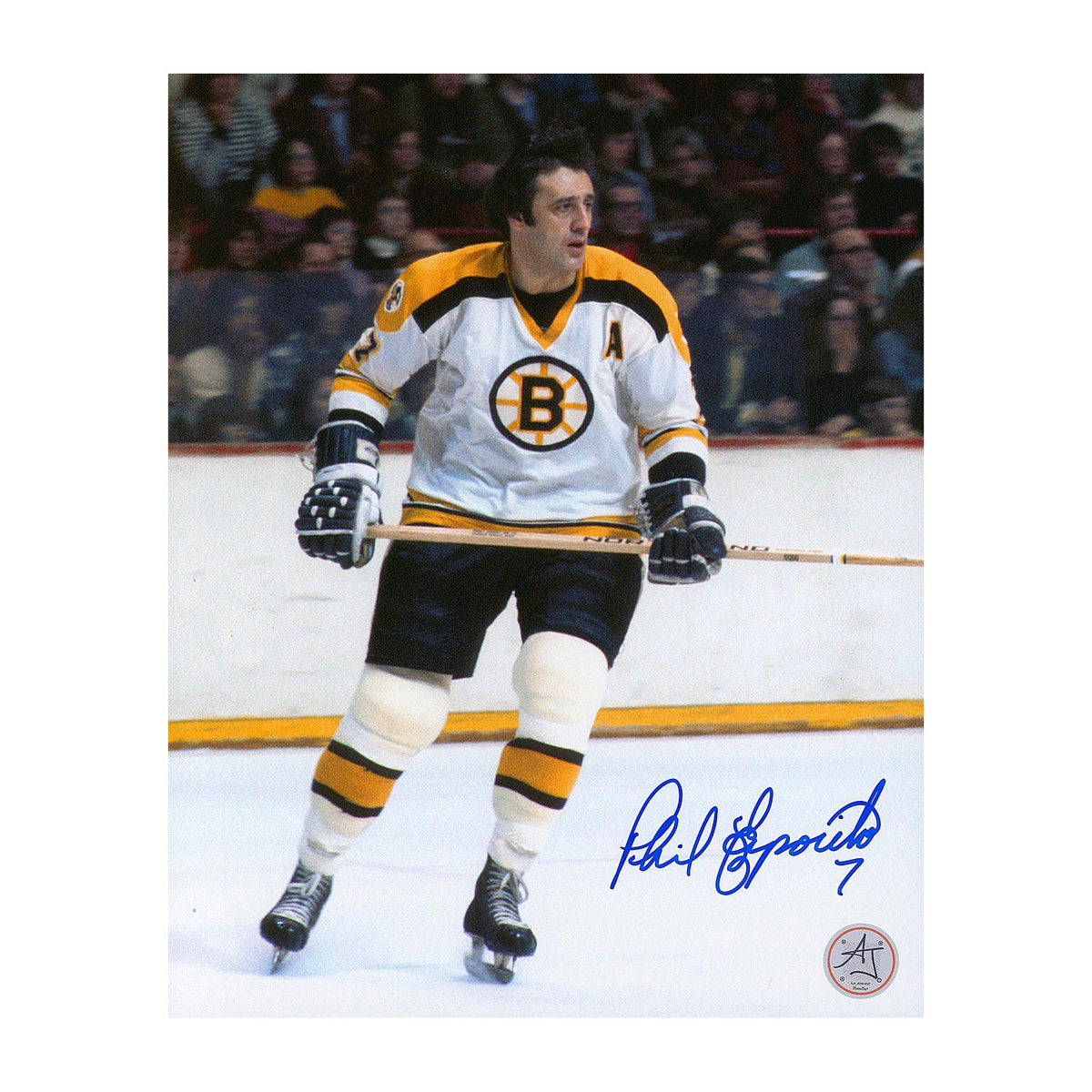 Phil Esposito Autographed Boston Bruins Hockey 8x10 Photo product image 1, provided for visual reference and product detail