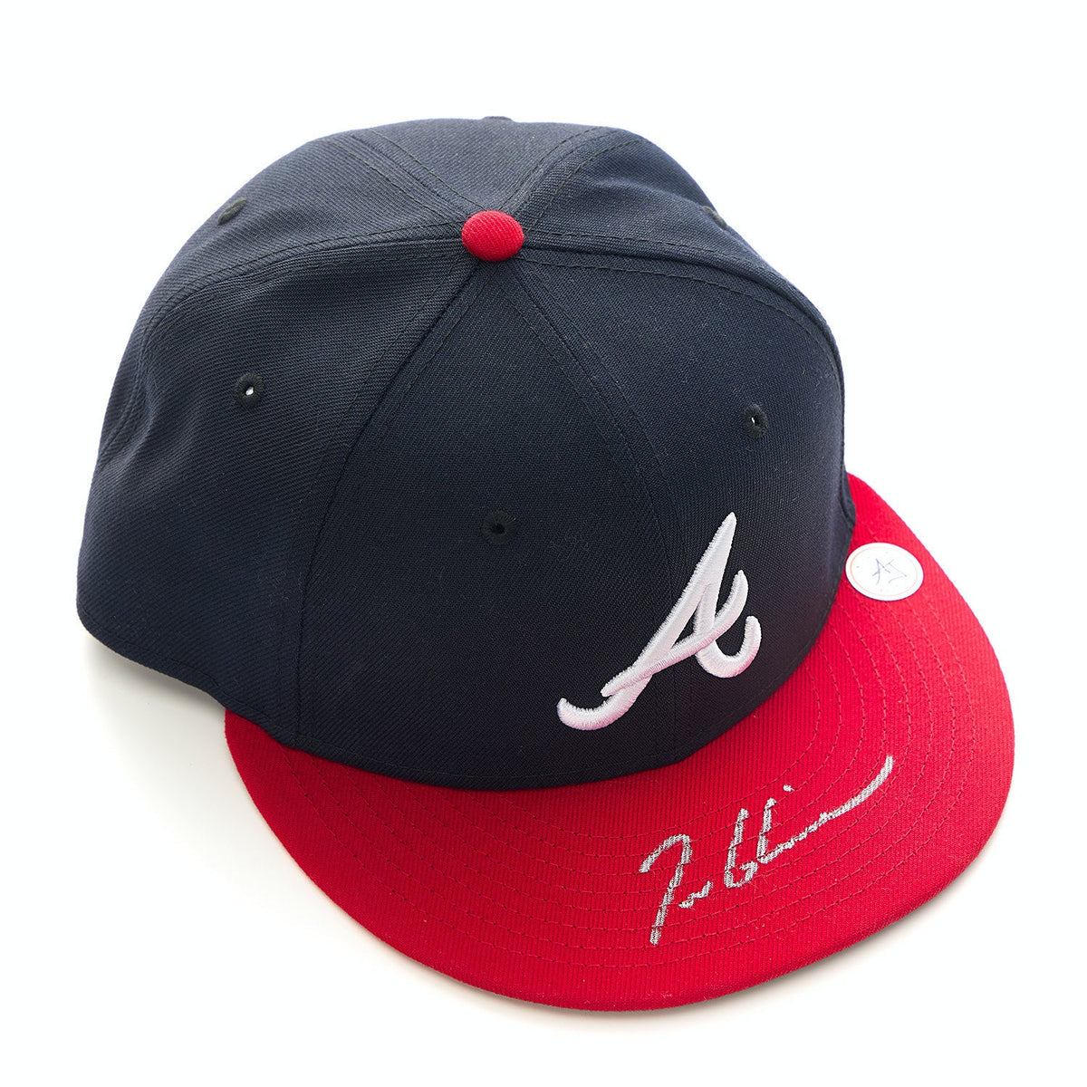 Tom Glavine Signed Atlanta Braves Authentic Fitted New Era Baseball Cap product image 1, provided for visual reference and