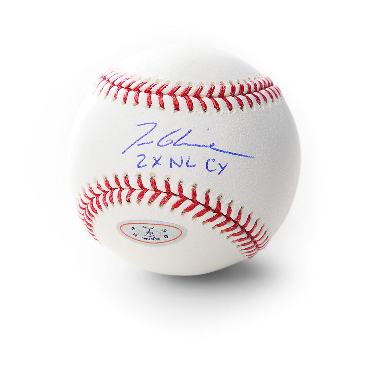 Tom Glavine Signed Rawlings Official Major League Baseball with Cy Young Note product image 1, provided for visual reference