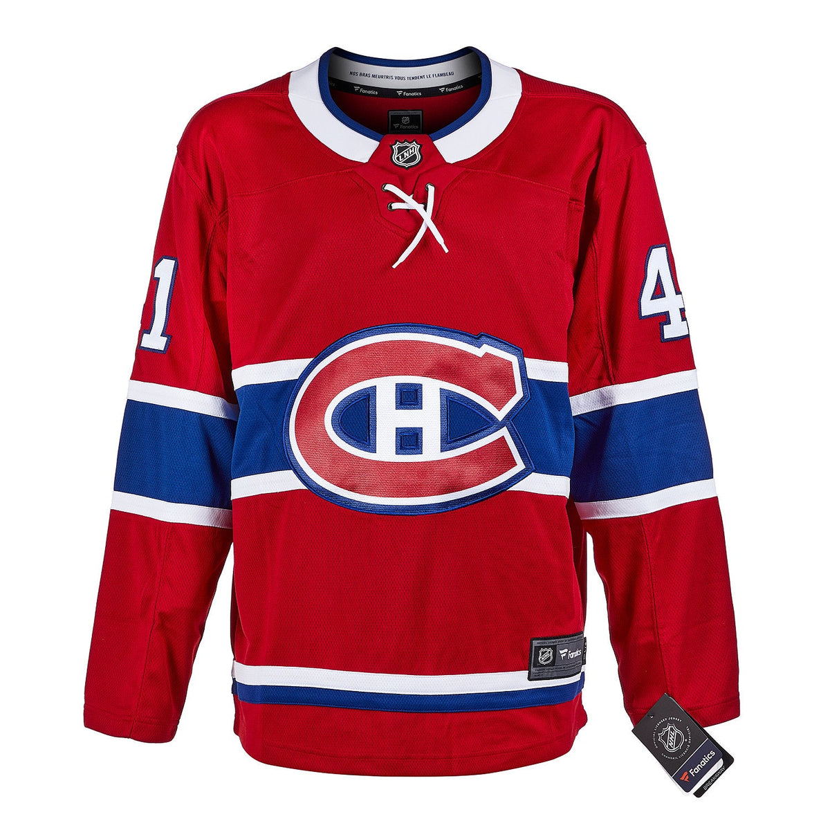 Jaroslav Halak Autographed Montreal Canadiens Fanatics Breakaway Jersey product image 2, provided for visual reference and