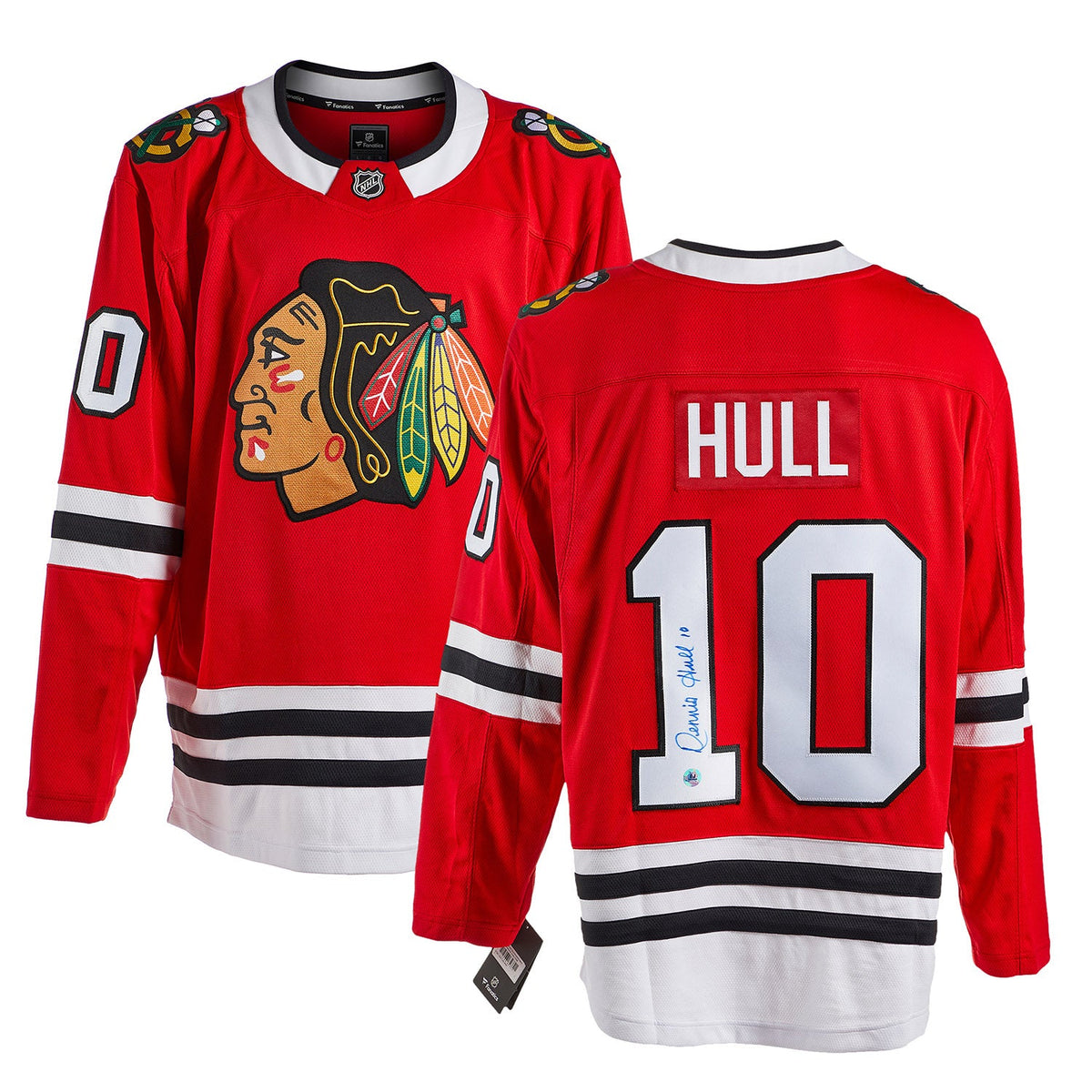 Dennis Hull Autographed Chicago Blackhawks Fanatics Breakaway Jersey product image 3, provided for visual reference and