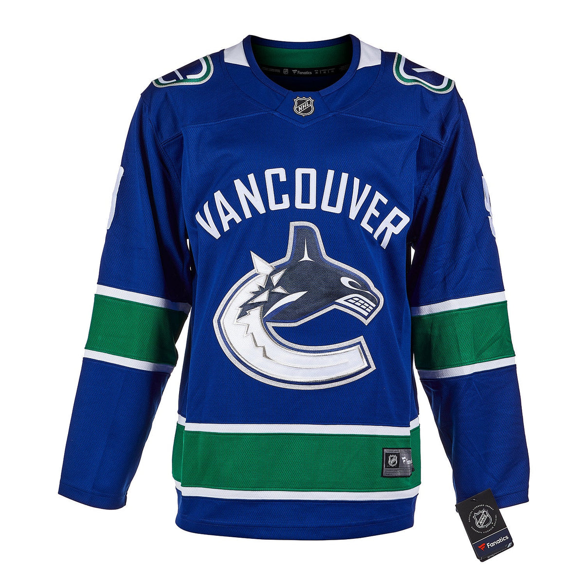 Zack Kassian Autographed Vancouver Canucks Fanatics Breakaway Jersey product image 2, provided for visual reference and