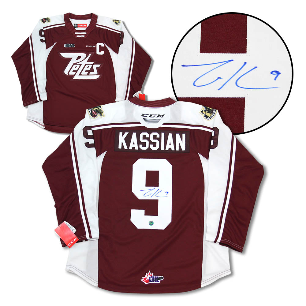 Zack Kassian Peterborough Petes Autographed CHL Hockey Jersey product image 1, provided for visual reference and product