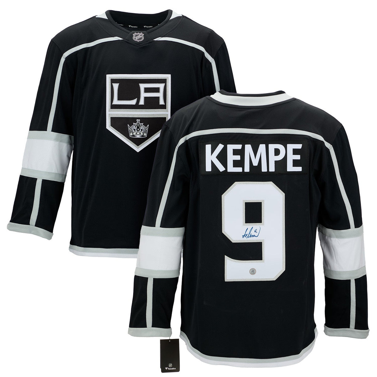 Adrian Kempe Autographed Los Angeles Kings Fanatics Breakaway Jersey product image 3, provided for visual reference and