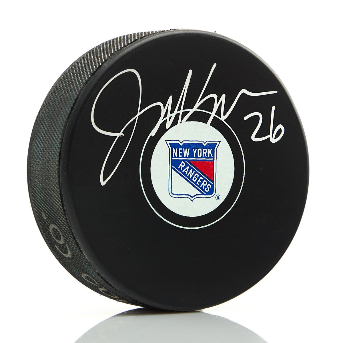 Joey Kocur Autographed New York Rangers Hockey Puck product image 1, provided for visual reference and product detail review