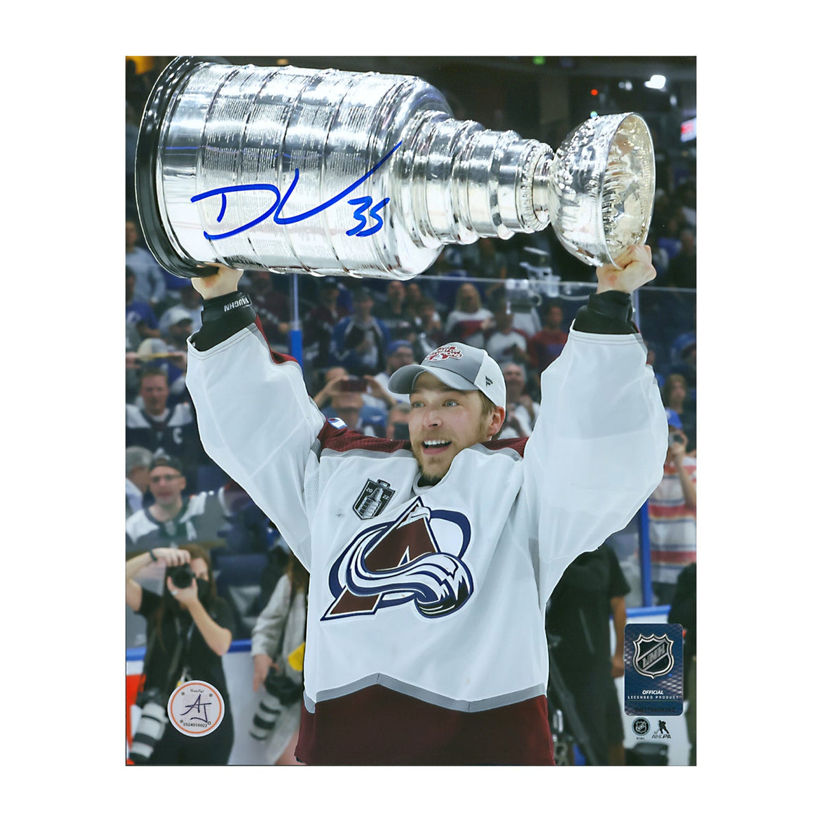Darcy Kuemper Signed Colorado Avalanche 2022 Stanley Cup 8x10 Photo product image 1, provided for visual reference and