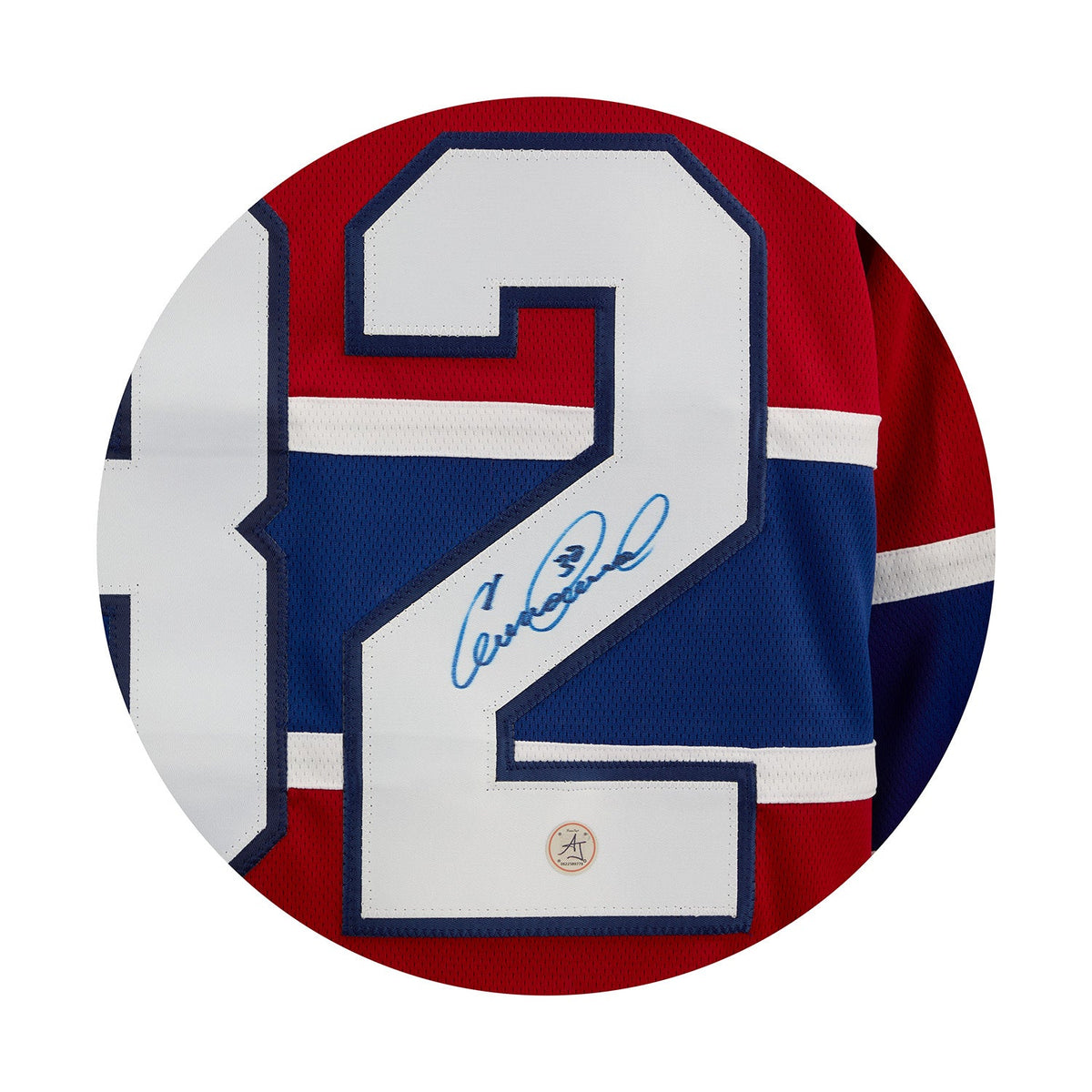 Claude Lemieux Signed Montreal Canadiens Fanatics Throwback Jersey product image 3, provided for visual reference and