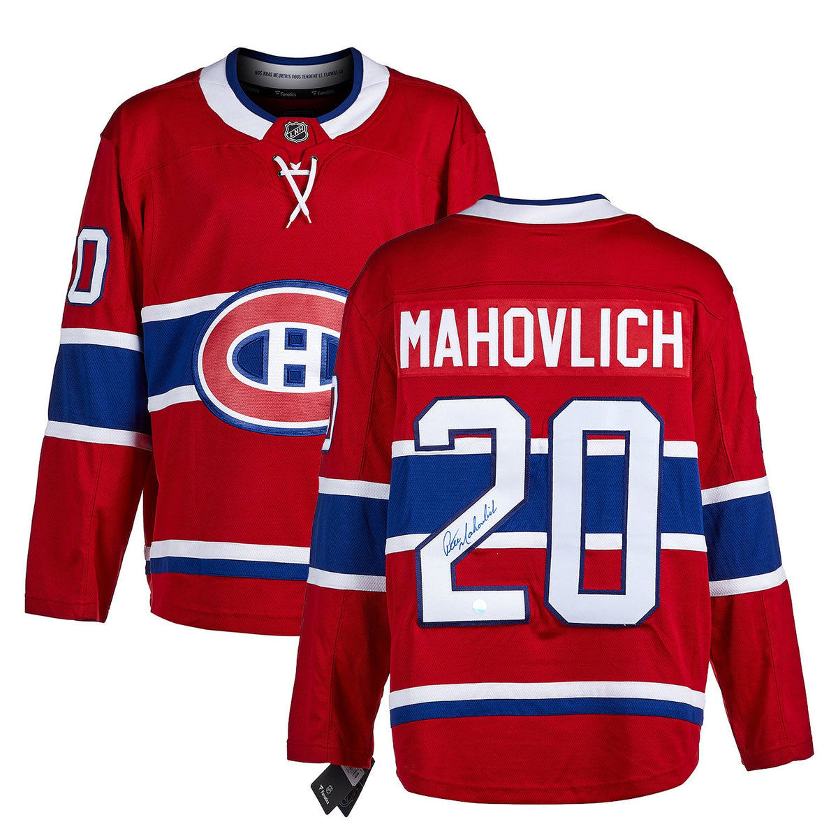 Peter Mahovlich Autographed Montreal Canadiens Fanatics Breakaway Jersey product image 3, provided for visual reference and