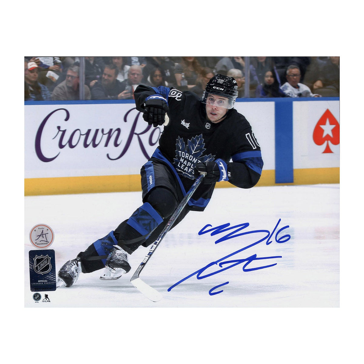 Mitch Marner Signed Toronto Maple Leafs Drew House 8x10 Photo product image 1, provided for visual reference and product