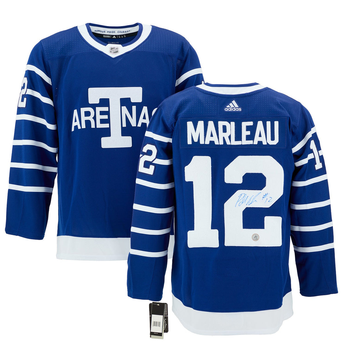 Patrick Marleau Signed Toronto Arenas Century Game adidas Jersey product image 3, provided for visual reference and product