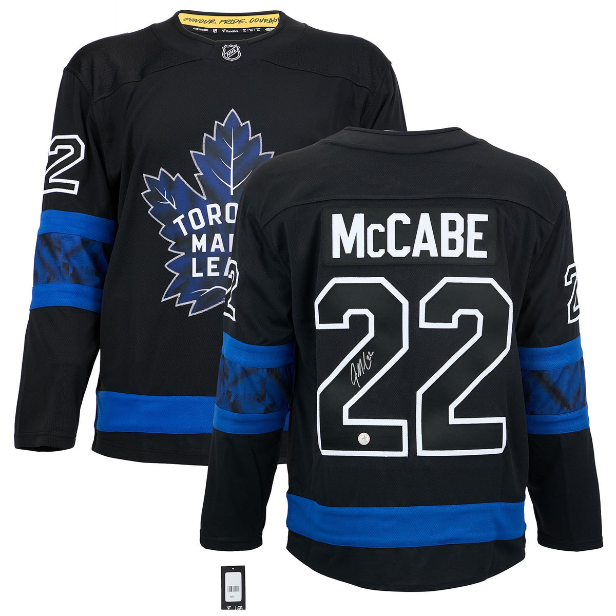 Jake McCabe Signed Toronto Maple Leafs Drew House Fanatics Breakaway Jersey product image 3, provided for visual reference