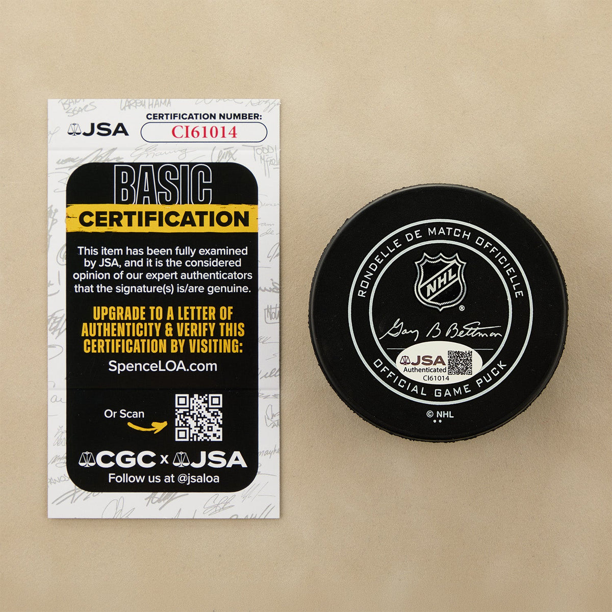Connor McDavid Signed Edmonton Oilers Official Game Puck product image 2, provided for visual reference and product detail