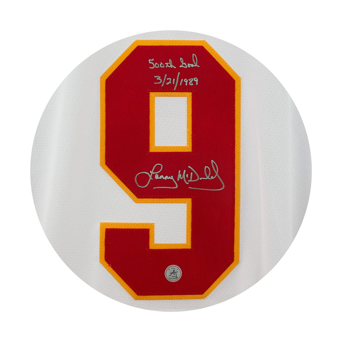 Lanny McDonald Signed & Dated Calgary Flames Team Classic adidas Jersey product image 3, provided for visual reference and